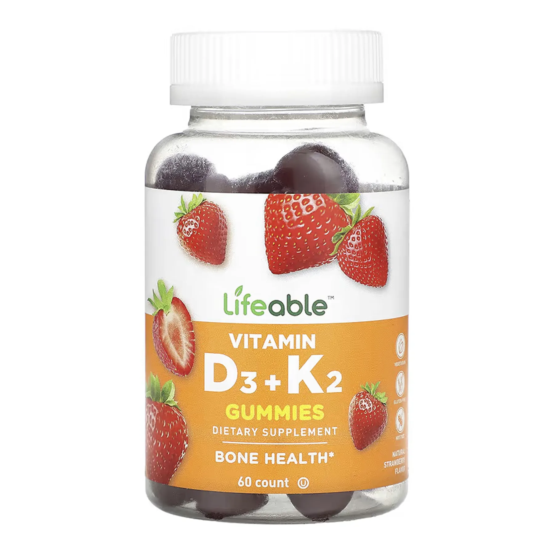 Vitamin D3 + K2 Adult - 60 жуйок