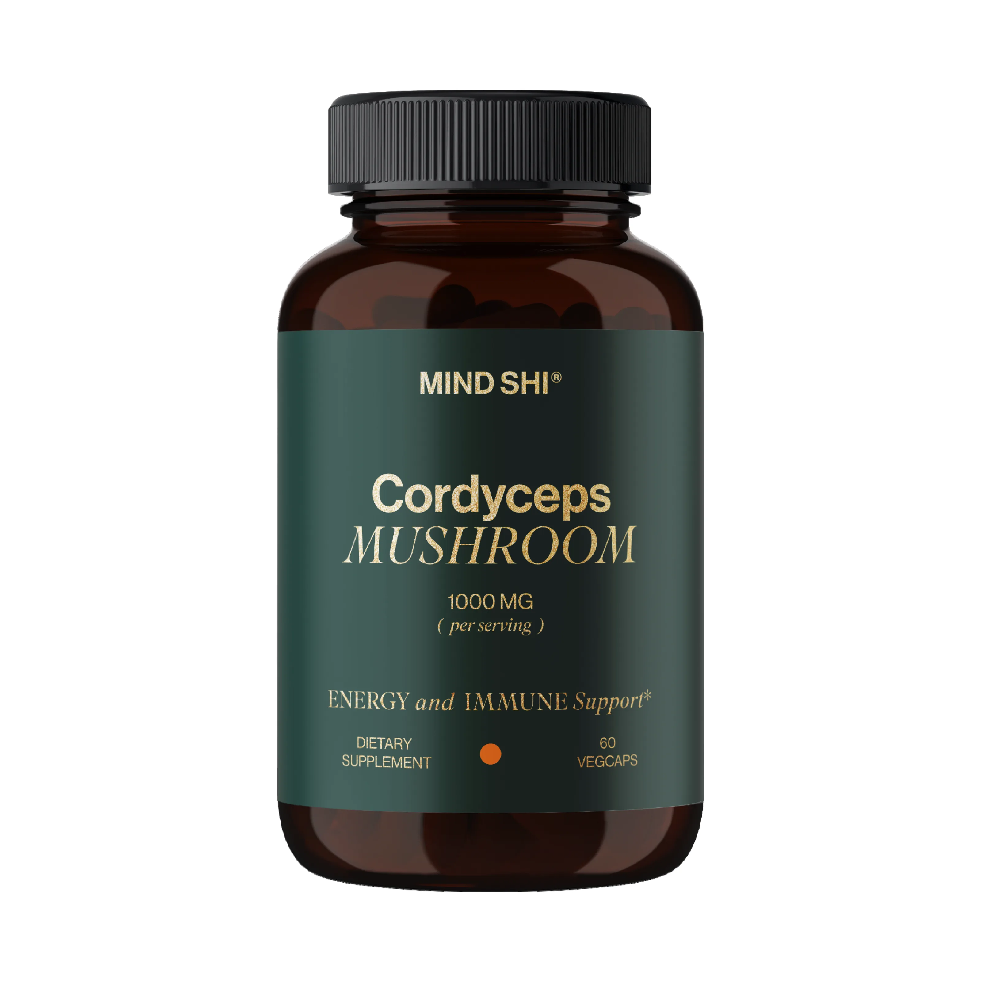 Cordyceps Mushroom 1000 mg - 60 caps.