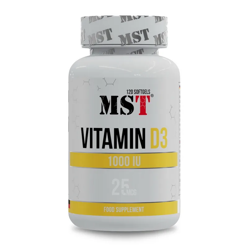 Vitamin D3 1000 IU (25 мкг) - 120 софтгель