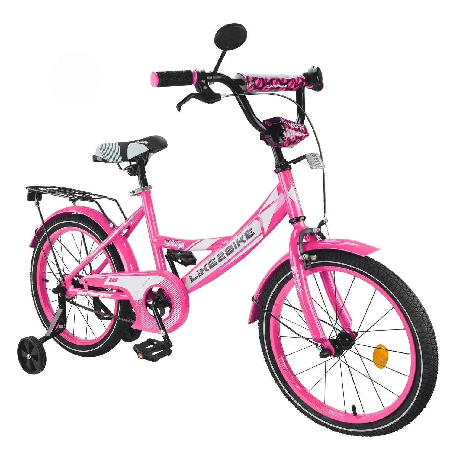 Велосипед Like2bike Sky 14 дюймів рожевий