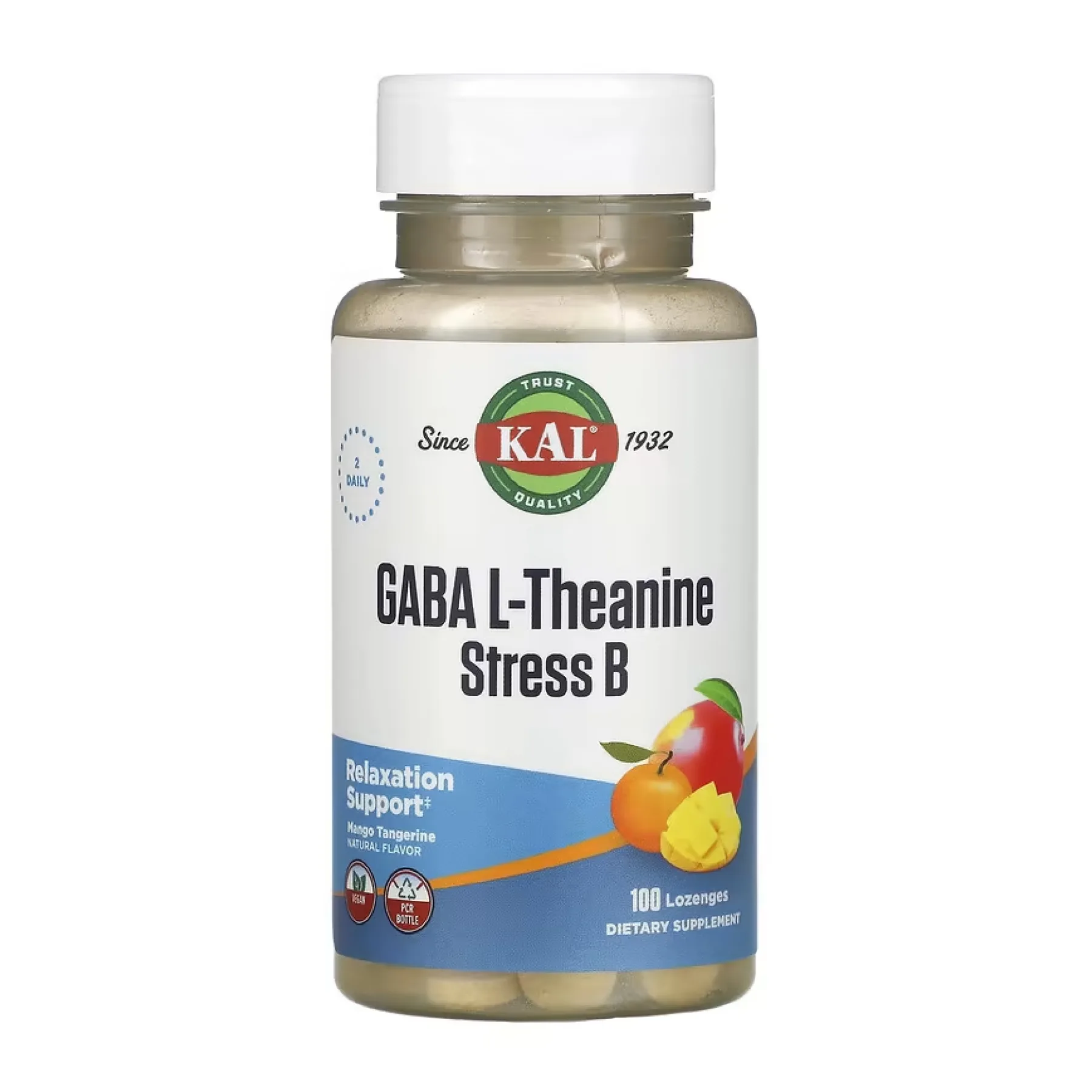GABA L-Theanine Stress B - 100 пастилок