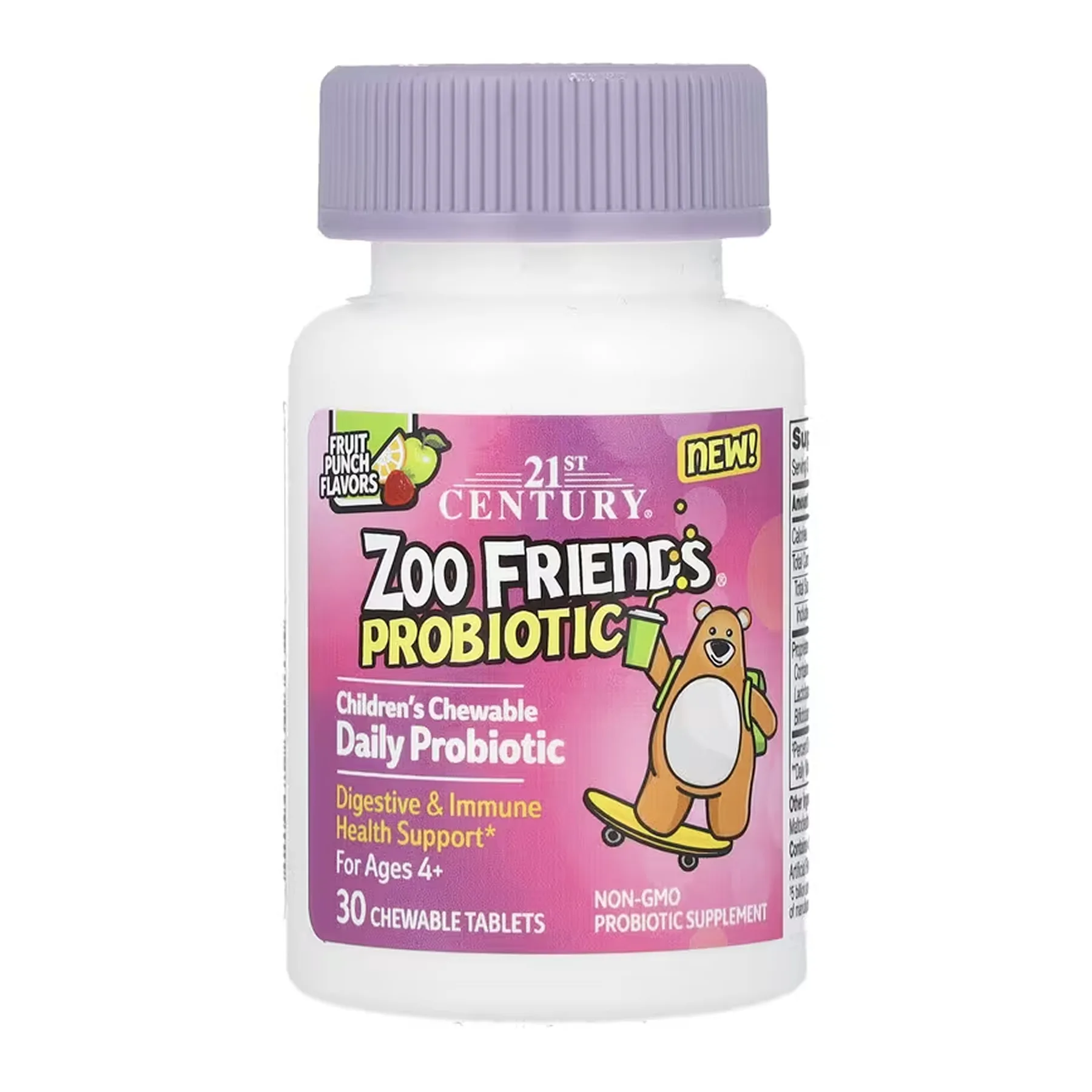 Zoo Friends Probiotic - 30 жув. таблеток таблеток