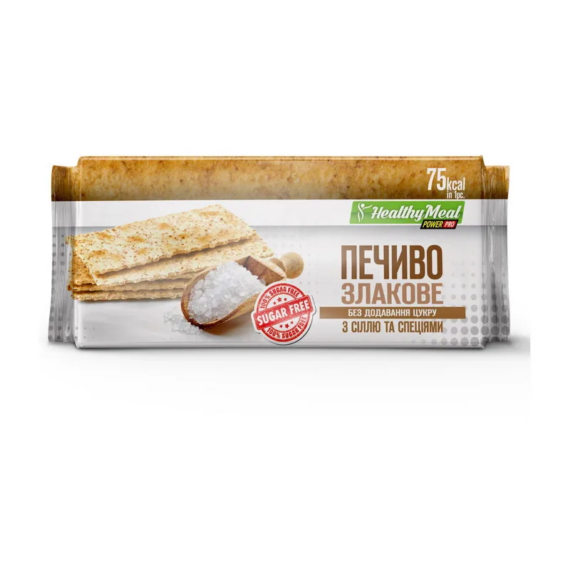 Печиво злакове - 100 г з сіллю та спеціями