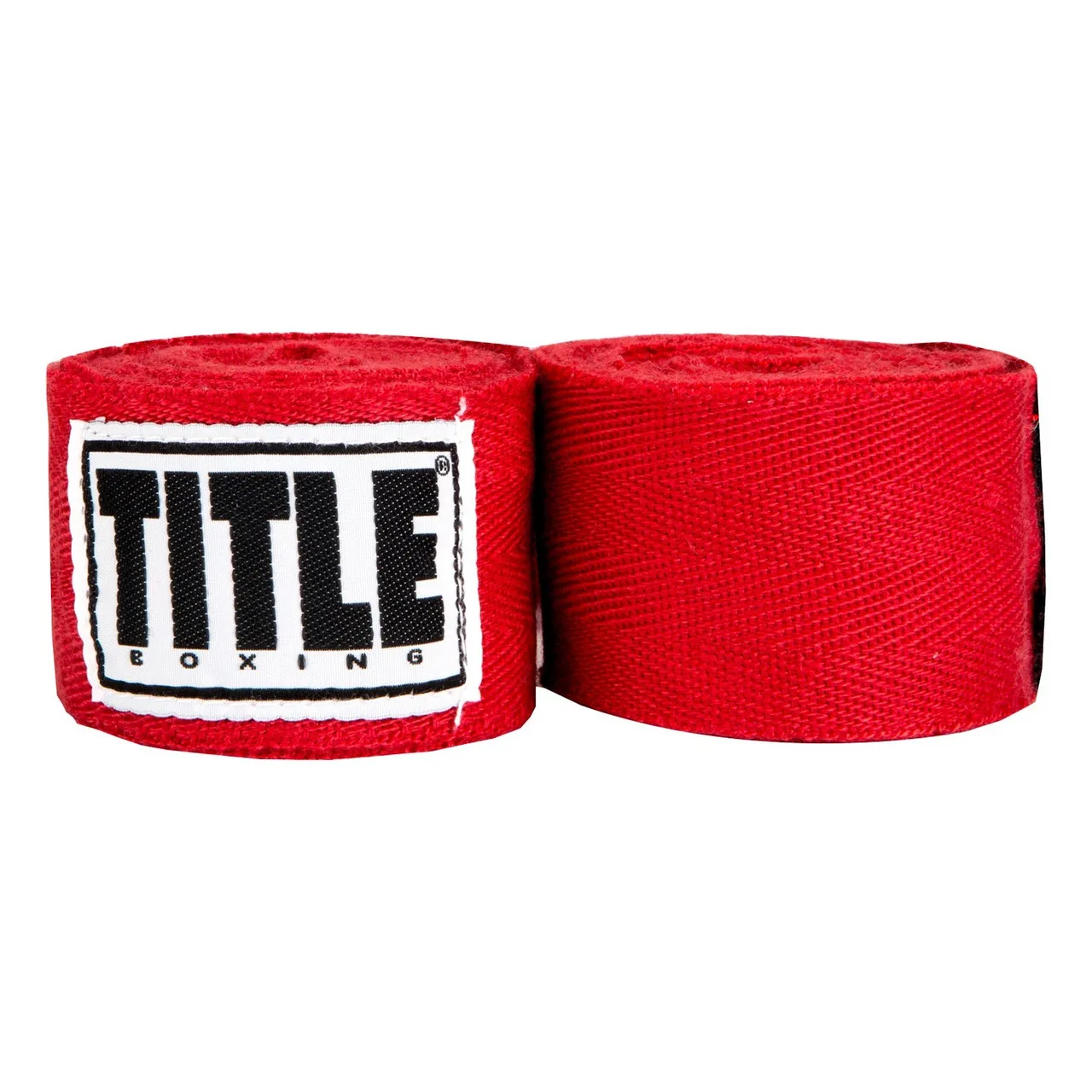 Бинти для боксу TITLE Boxing Traditional Weave 180" Red (4,5м.)