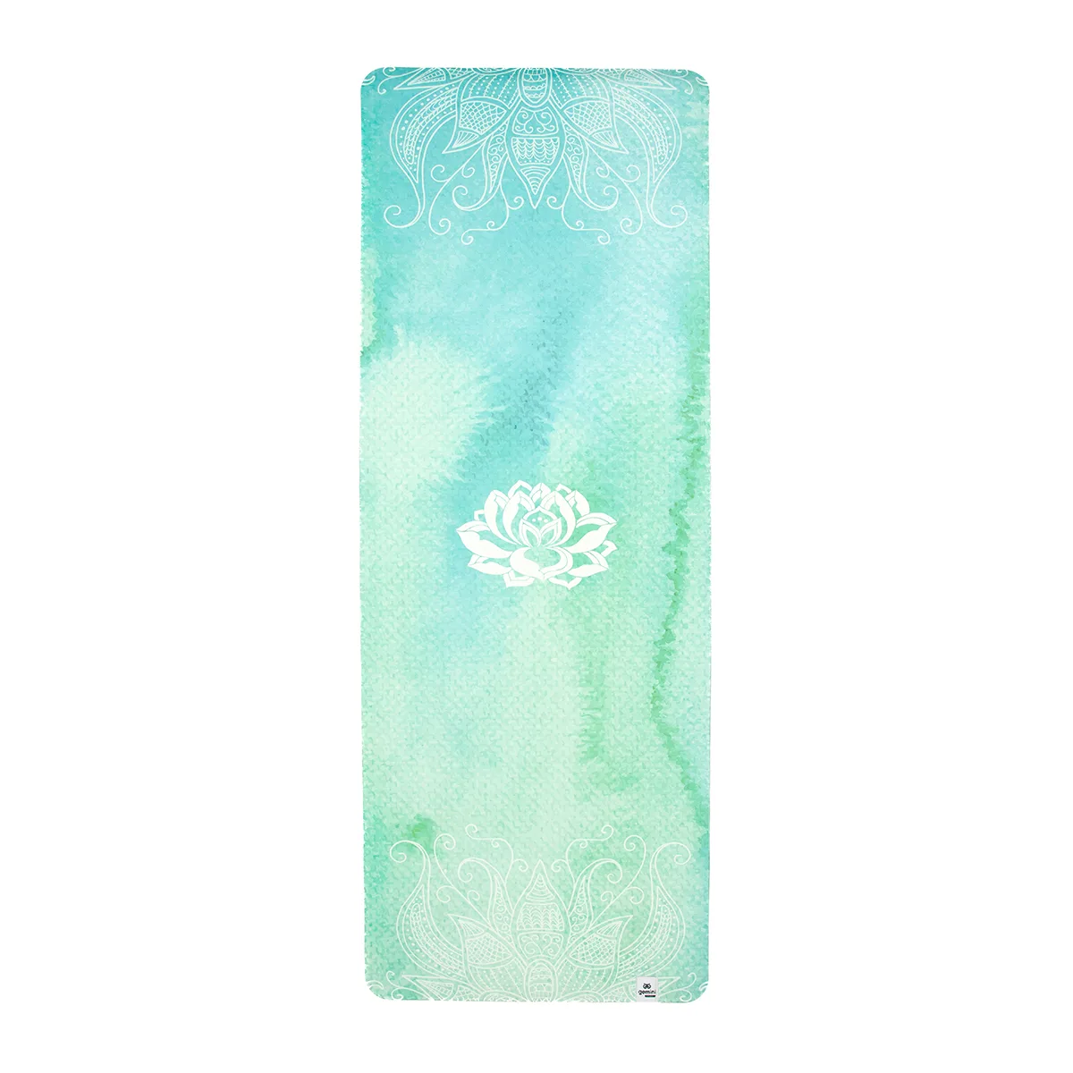 Килимок для йоги каучуковий замшевий Sport 183 см 68 см 4 мм бірюзовий