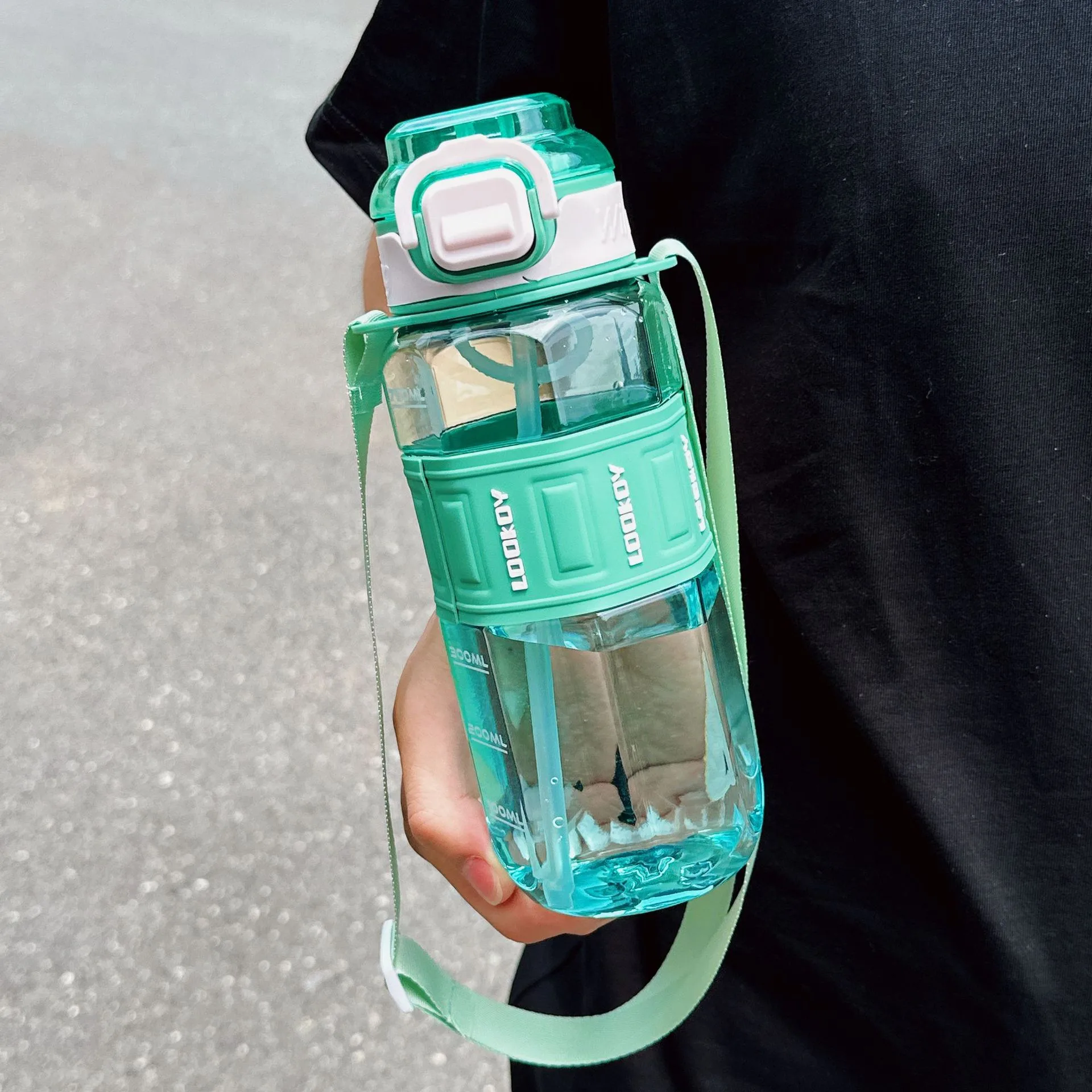 Пляшка для води 750 мл C 76362 бірюзовий