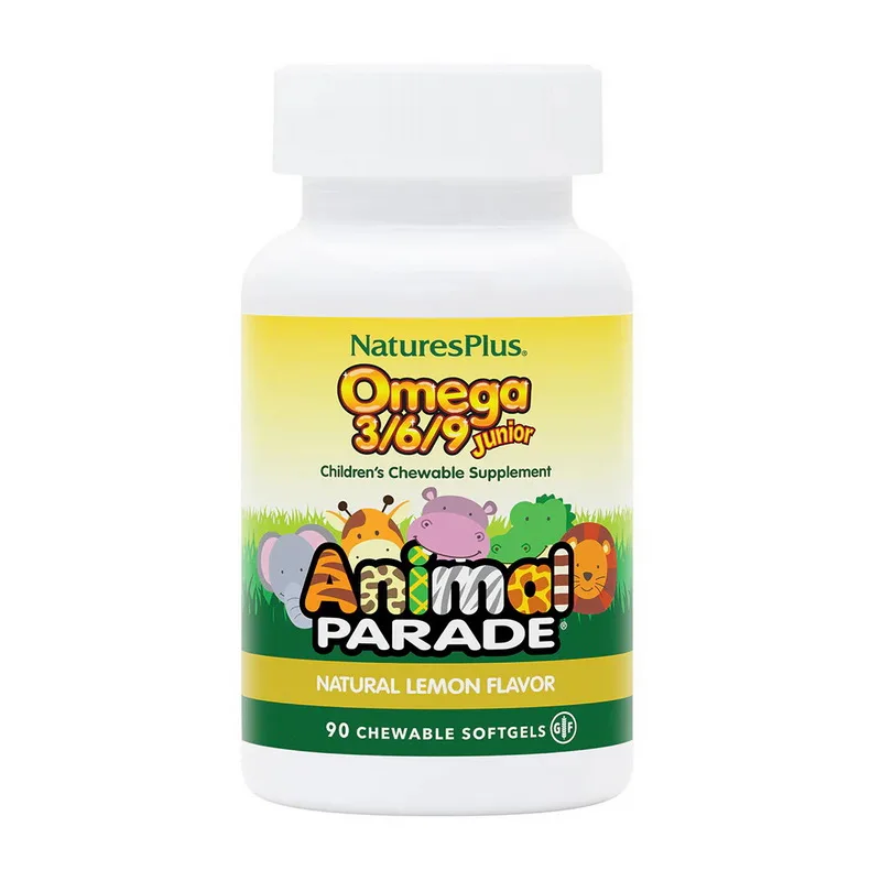 Omega 3/6/9 Junior - 90 жувальних sgels, лимон