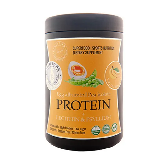 Pea Isolate Protein + Lecithin & Psyllium - 700 г банан