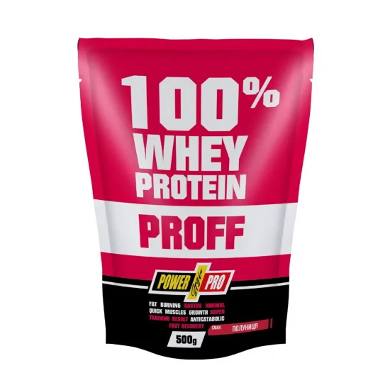100% Whey Protein Proff - 500 г вишня в шоколаді