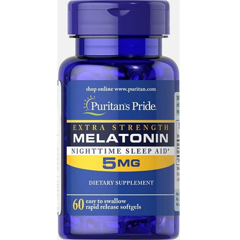 Melatonin підвищеної сили 5 мг - 60 софтгель