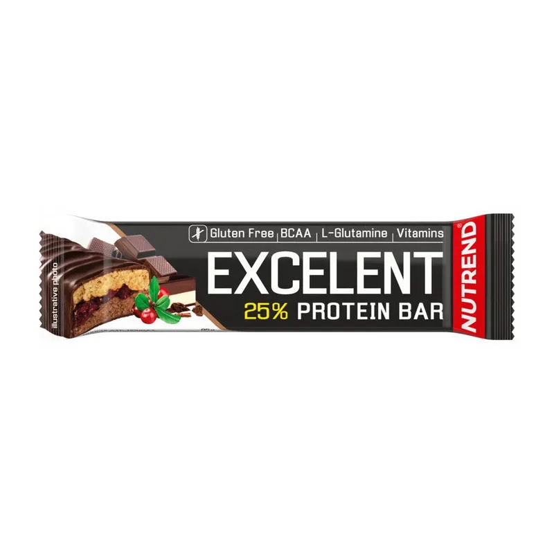 Excelent Protein Bar - 85 г шоколадна нуга with журавлиною