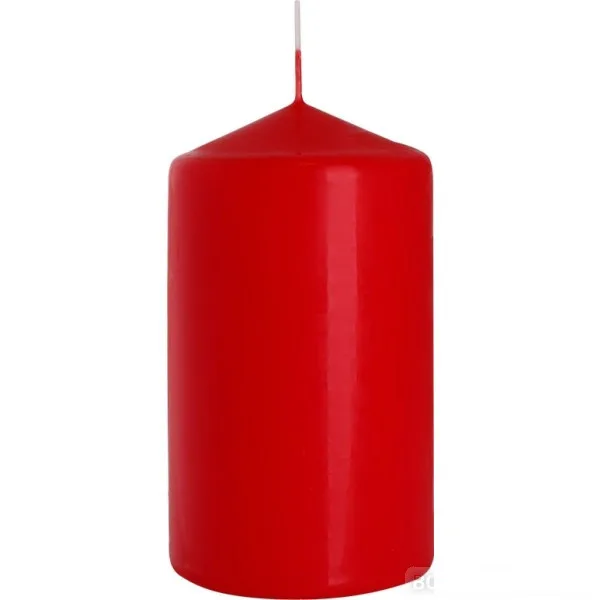Свічка столова циліндр Bispol sw70/120 030 червонй
