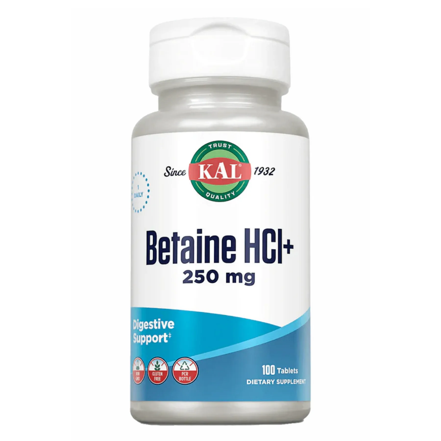 Betaine HCl Plus 250 мг - 100 таблеток