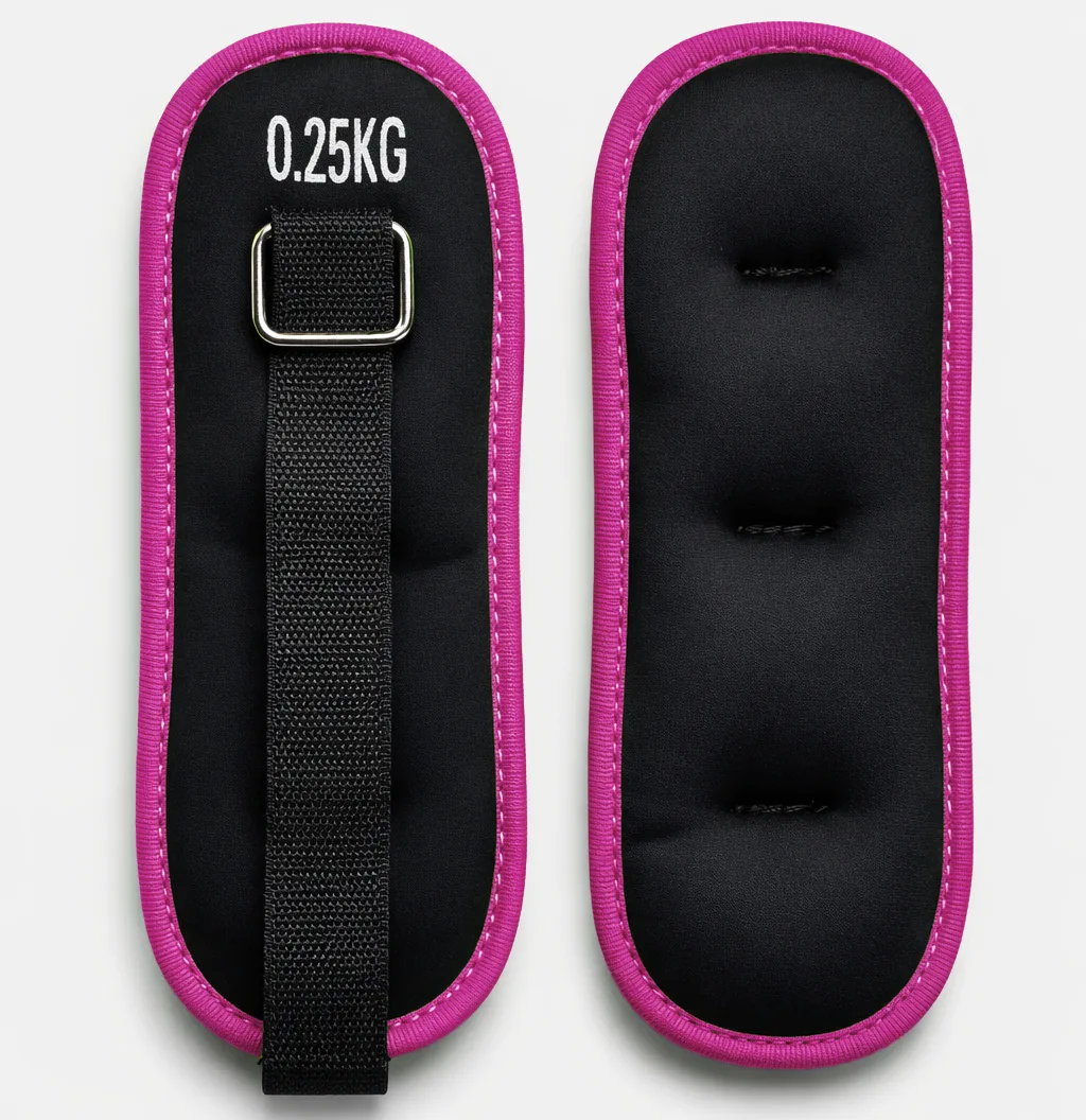 Обтяжувачі-манжети для рук і ніг 2 шт по 0,5 кг 87221-1 Чорний-рожевий
