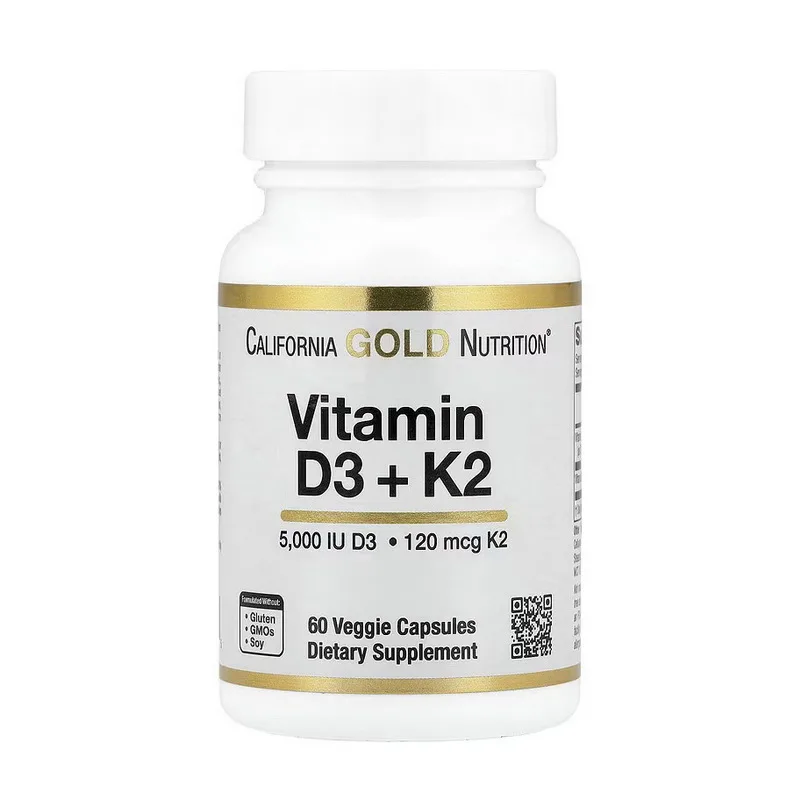 Vitamin D3+K2 5000 IU/120 мкг - 60 капсул