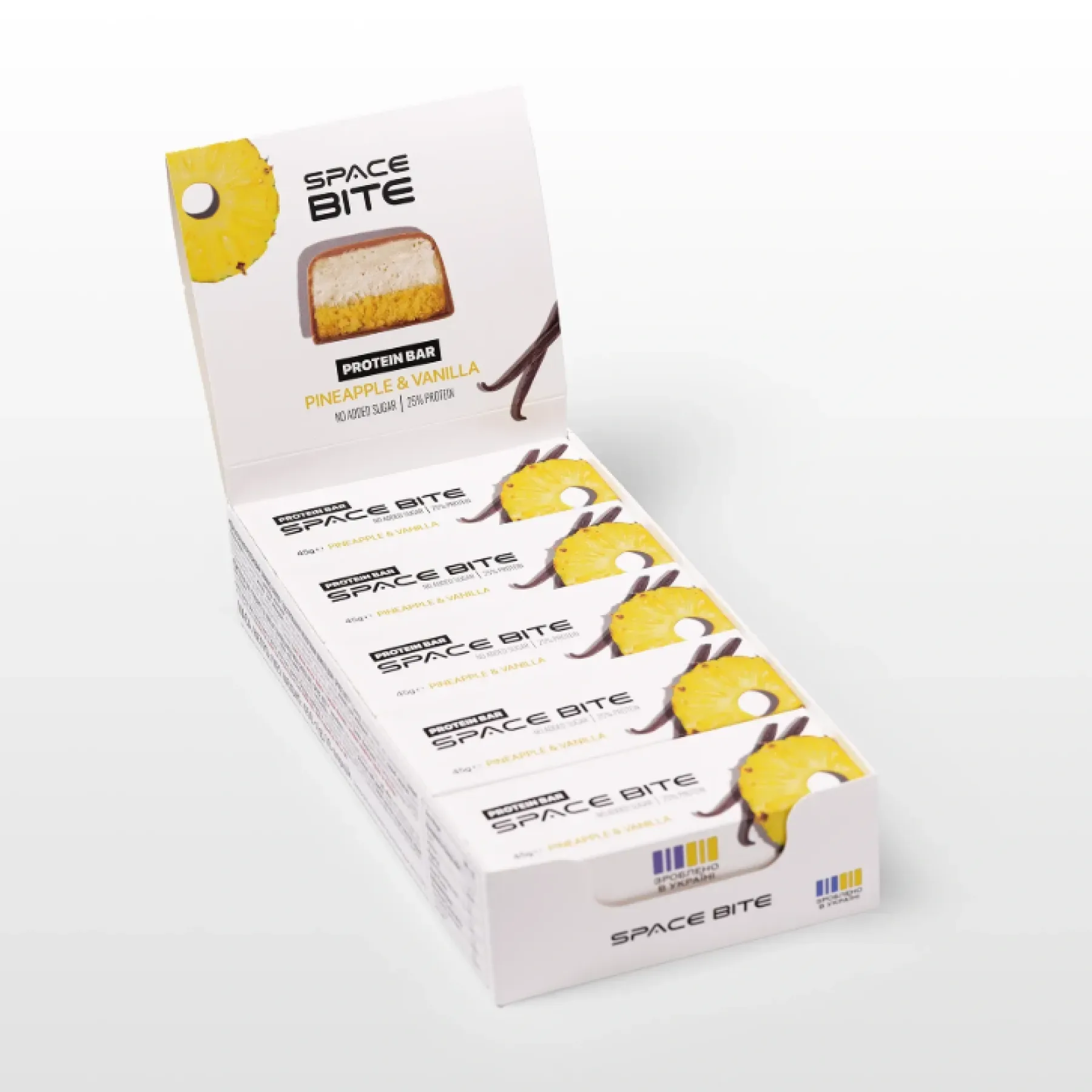 Space Bite - 10x45 г Ананас Ваніль