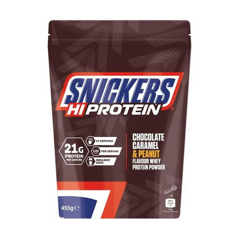 SNICKERS Hi Protein - 455 г шоколадна карамель та арахіс