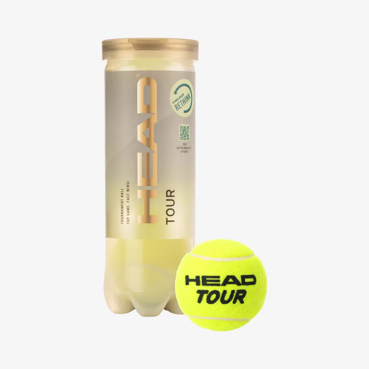 Тенісні м'ячі HEAD TOUR BALL 3 (оригінал)