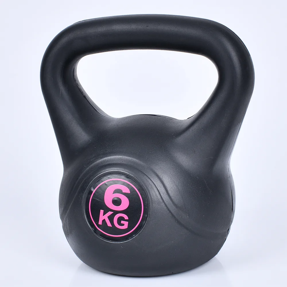 Гиря 6 кг суцільна пластикова PE