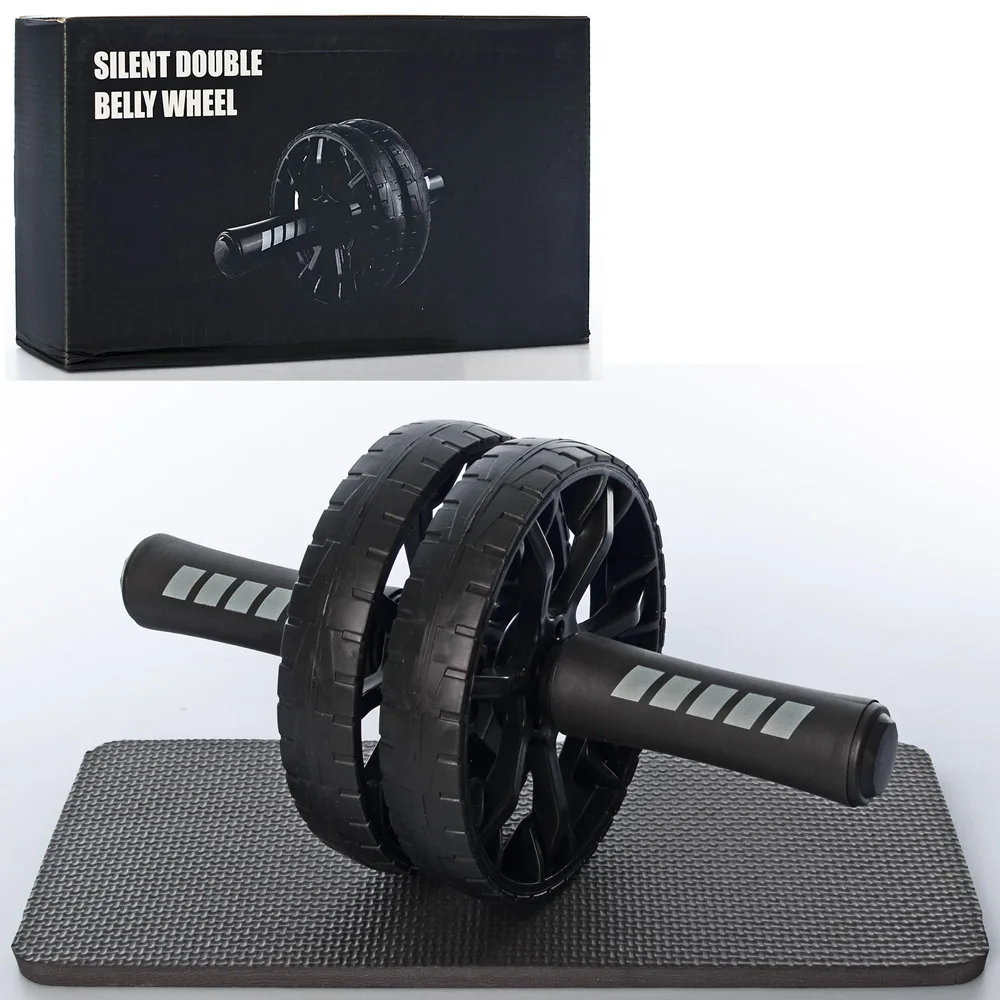 Колесо для преса (ролик гімнастичний) подвійне - 16 см