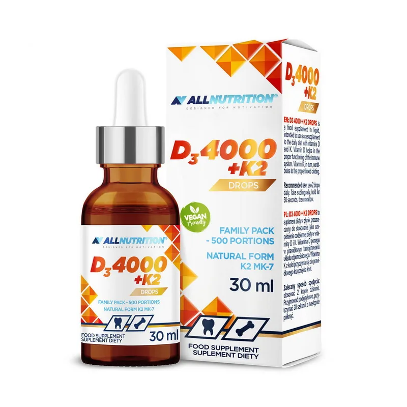 Vit D3 4000 + K2 Drops - 30 мл