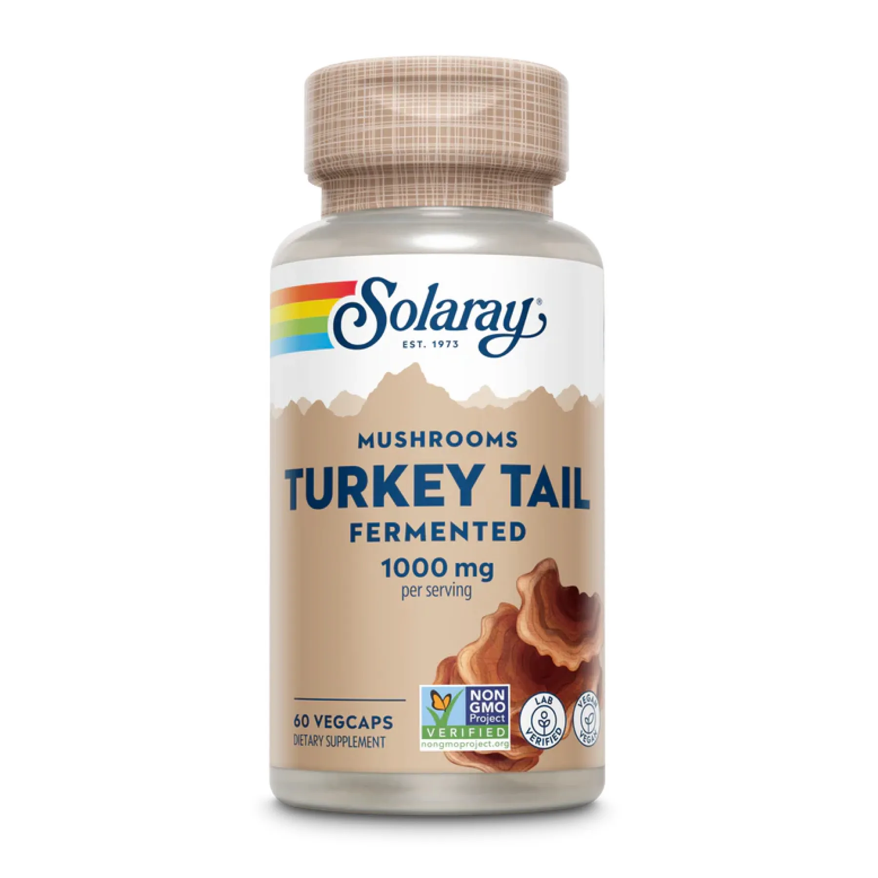Org Grown Fermented Turkey Tail 500 мг - 60 капс.