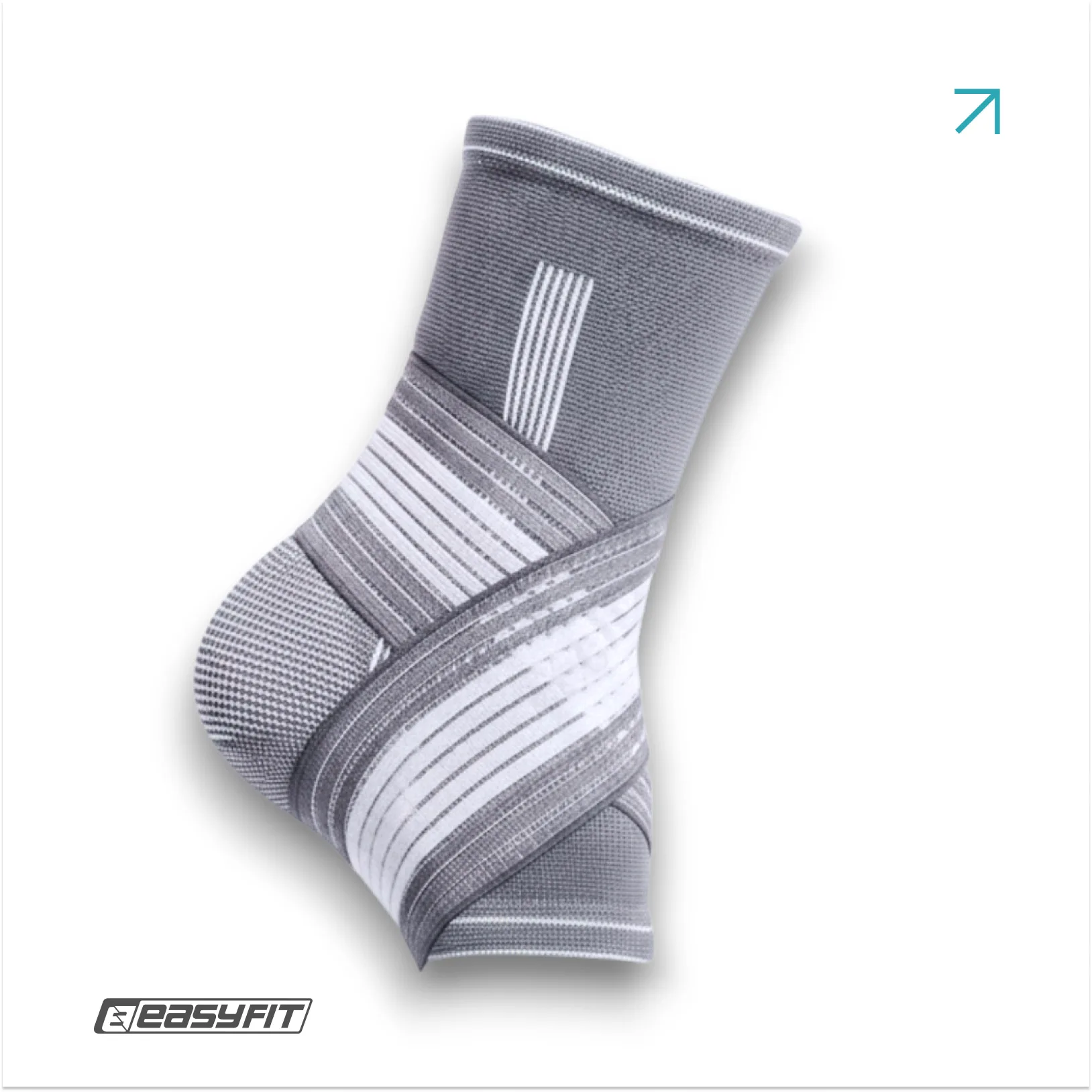 Бандаж для гомілковостопа EasyFit Flex з фіксувальним ременем - M