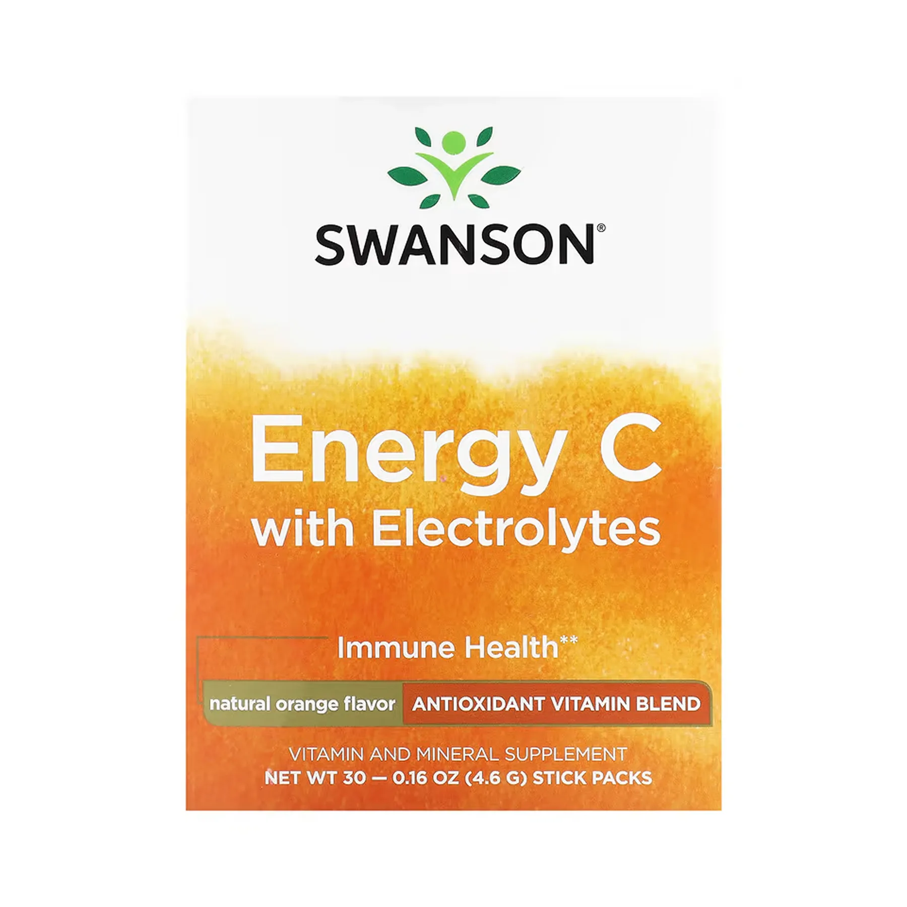 Energy C with Electrolytes - 30 упаковок Апельсин