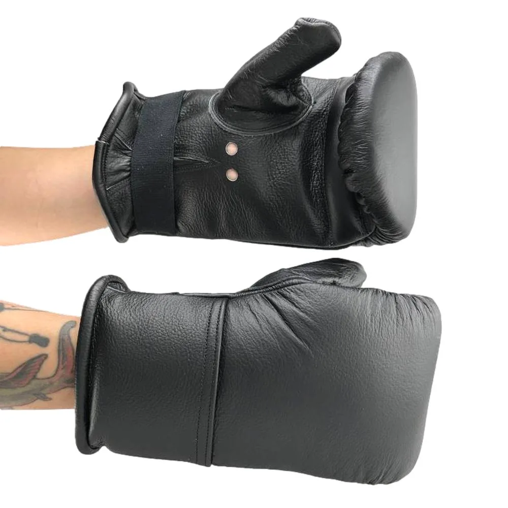 Снарядні рукавички шкіряні (битки) Жовтий - в асортименті