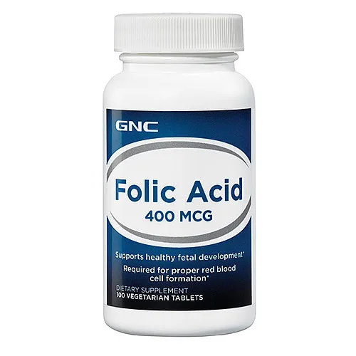 Folic Acid 400 мкг 100 veg tabs