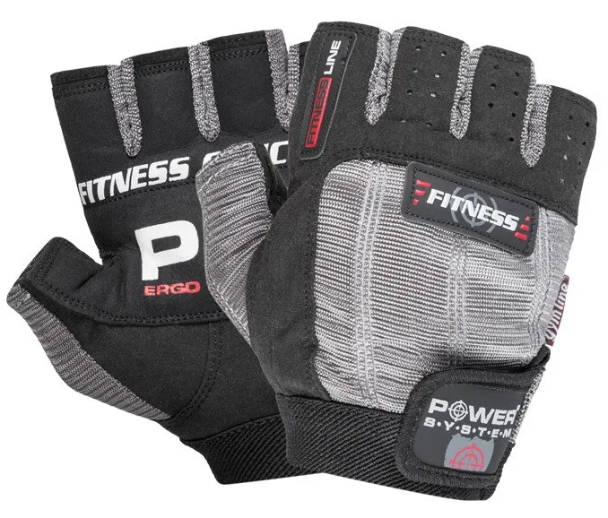 Рукавички для фітнесу Power System PS-2300 Fitness Grey/Black - L
