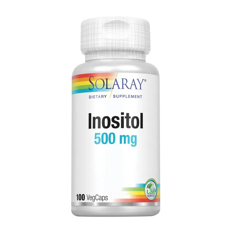 Inositol - 500 мг 100 вегетаріанських капсул