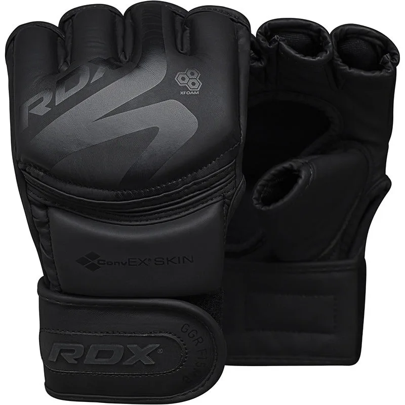 Рукавиці для ММА RDX F15 Noir Matte Black XL