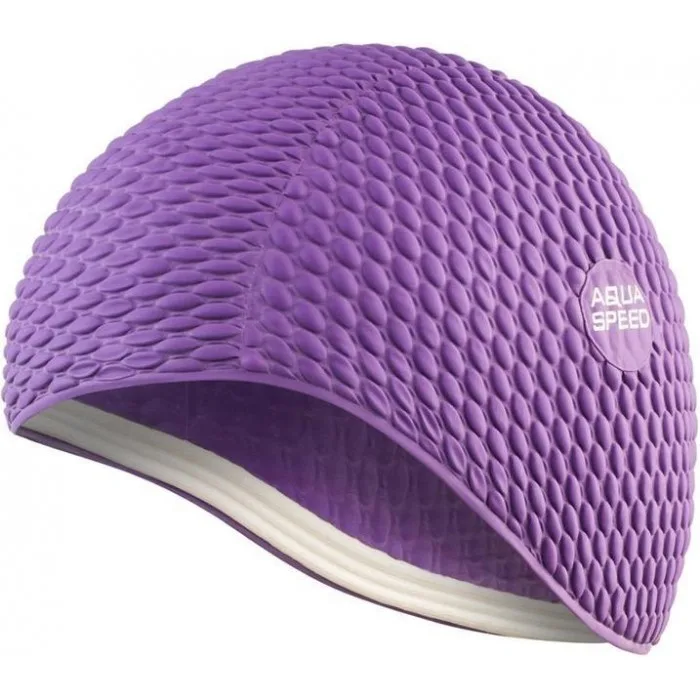 Шапка для плавання Aqua Speed ​​BOMBASTIC фіолетовий жіночий універсальний арт 104-09 (оригінал)
