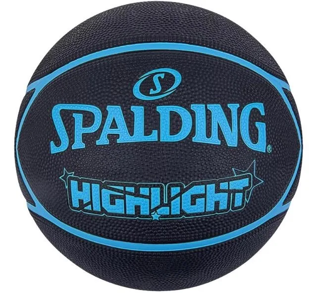 М'яч баскетбольний Spalding Highlight чорно-синій розмір 7 84356Z (оригінал)