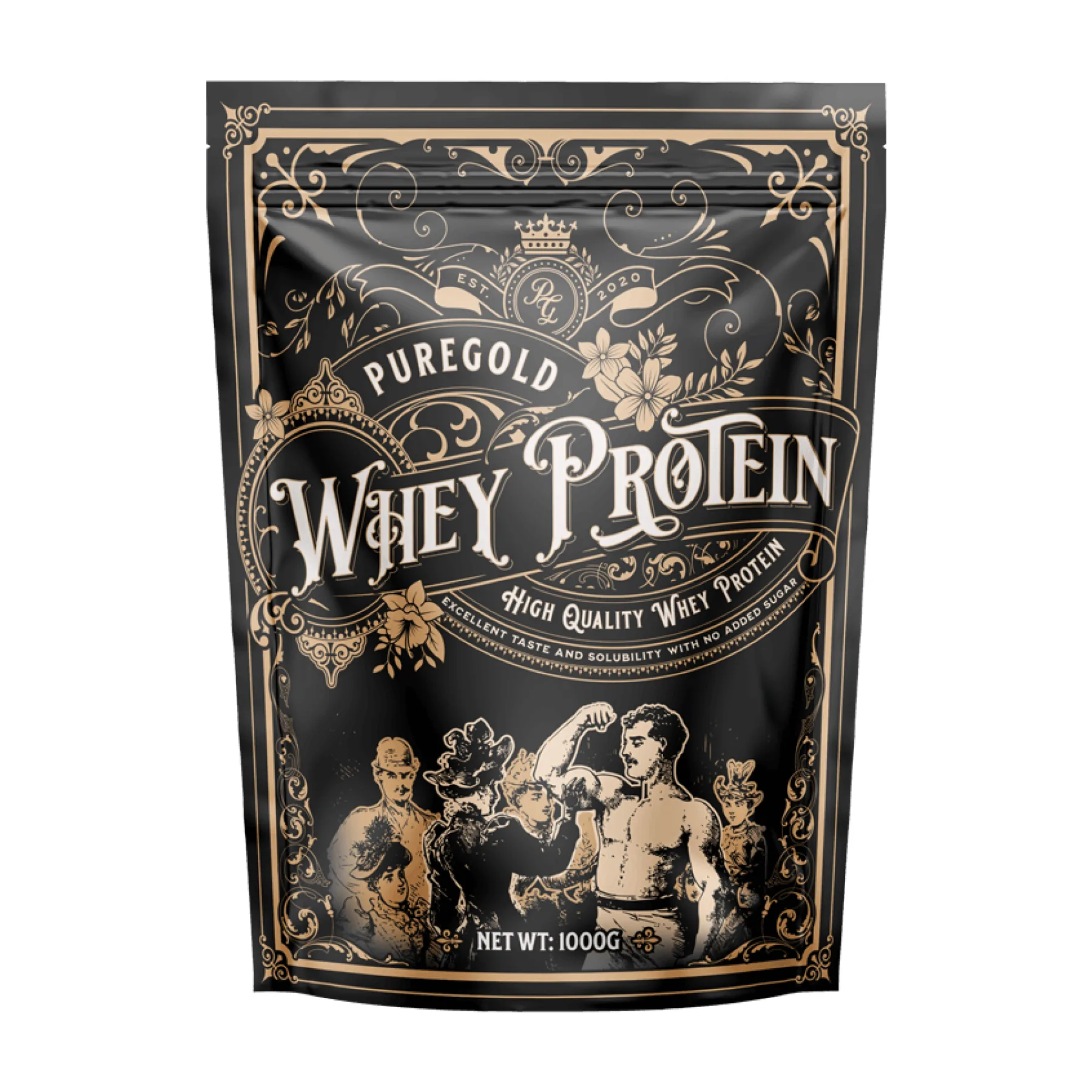 Vintage Whey - 1 кг полуничний молочний коктейль