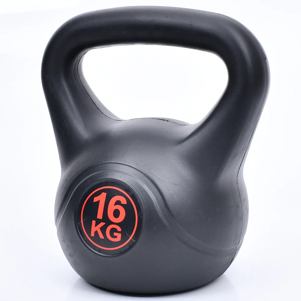 Гиря 16 кг суцільна пластикова PE