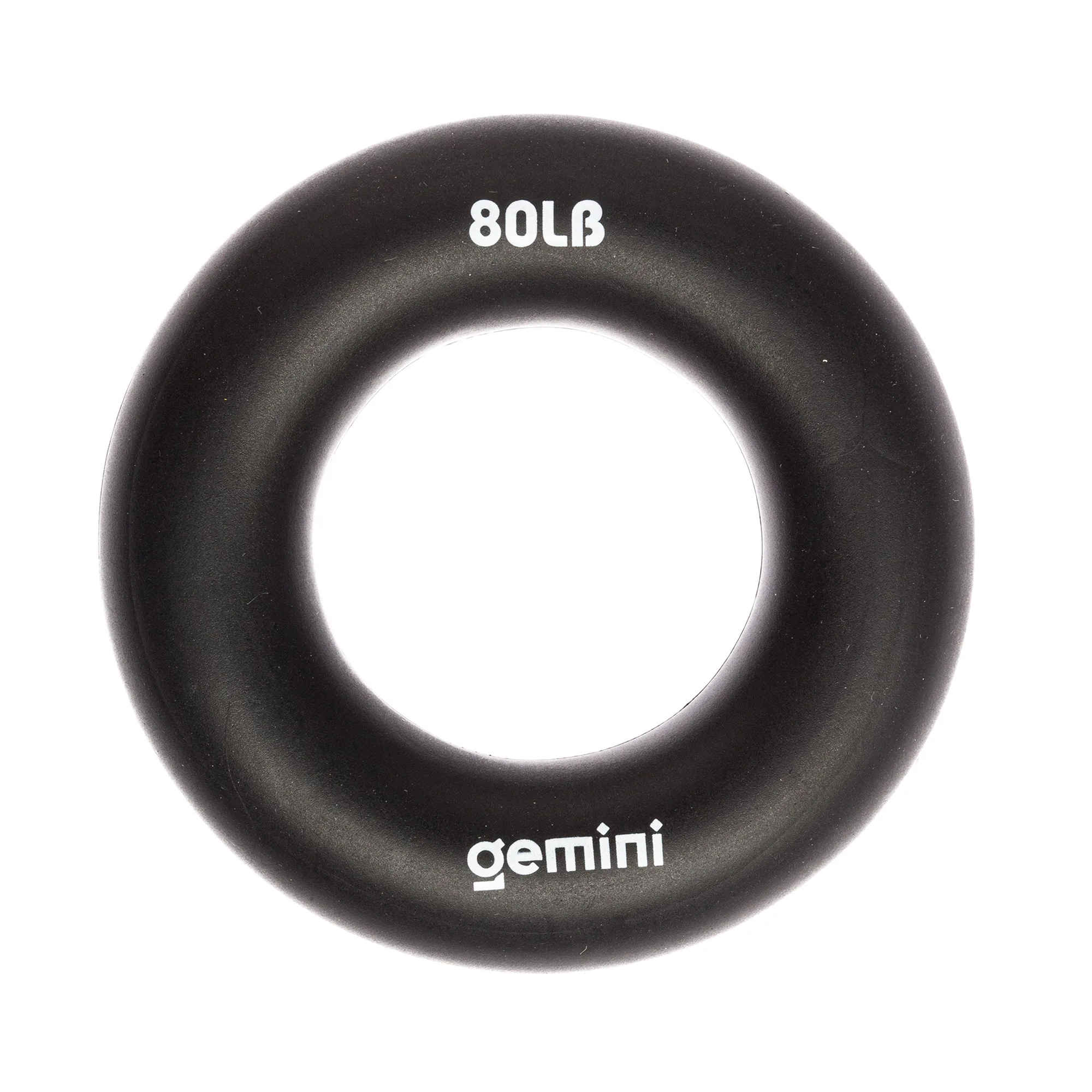 Еспандер кистьовий кільце силікон навантаження 36 кг чорний - 9 см