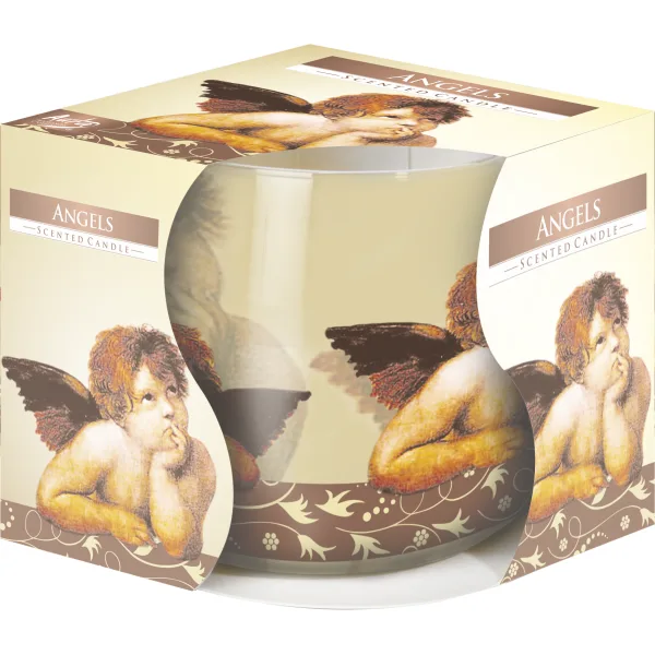 Ароматична свічка в скляному стакані ангели SN 71 s-04