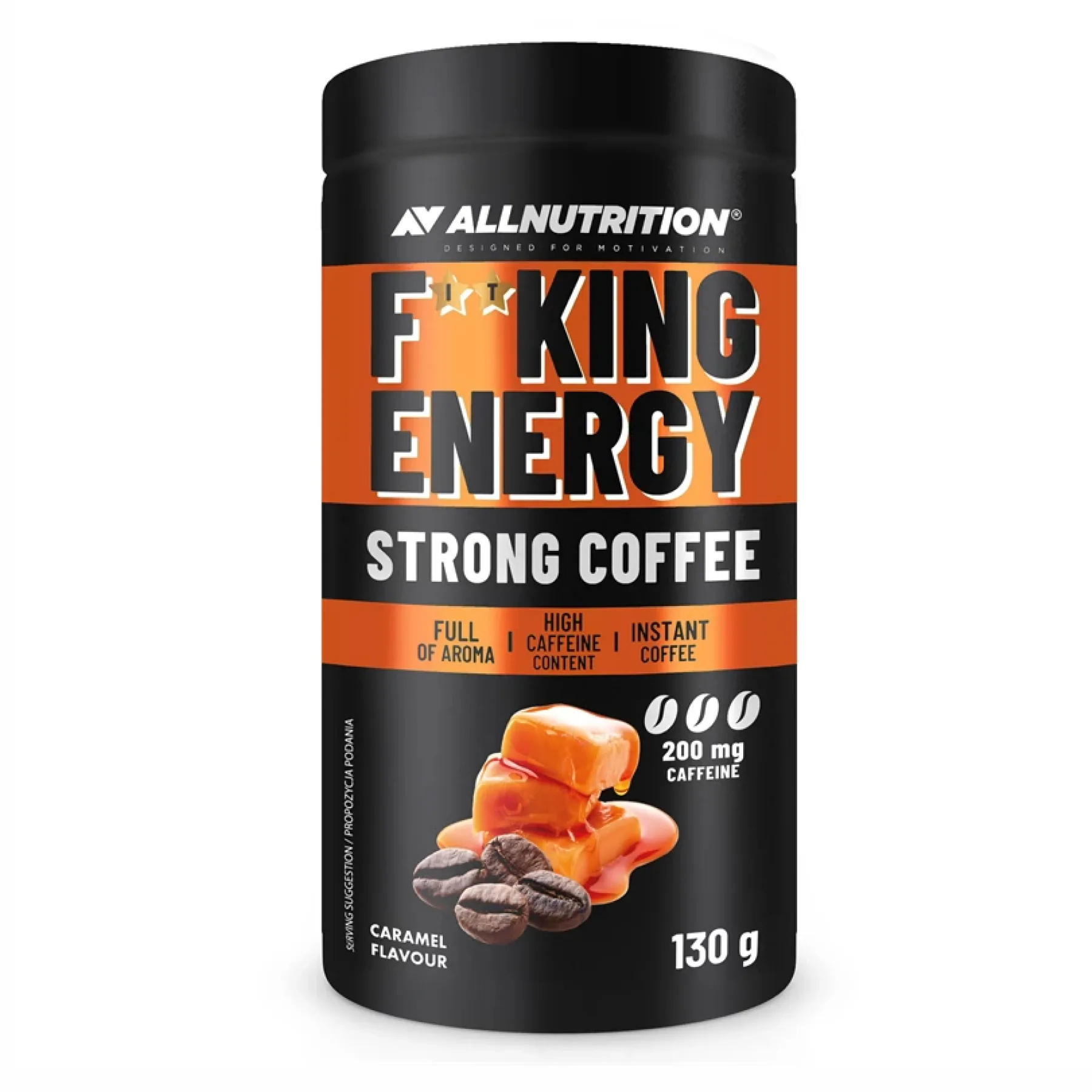 Fitking Delicious Strong Coffee - 130 г карамель