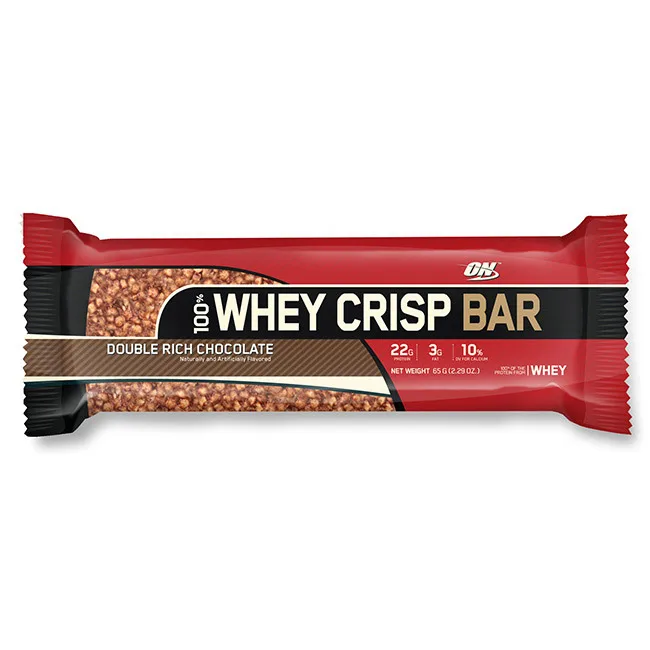 100% Whey Crisp Bar - 65 г подвійний насичений шоколад