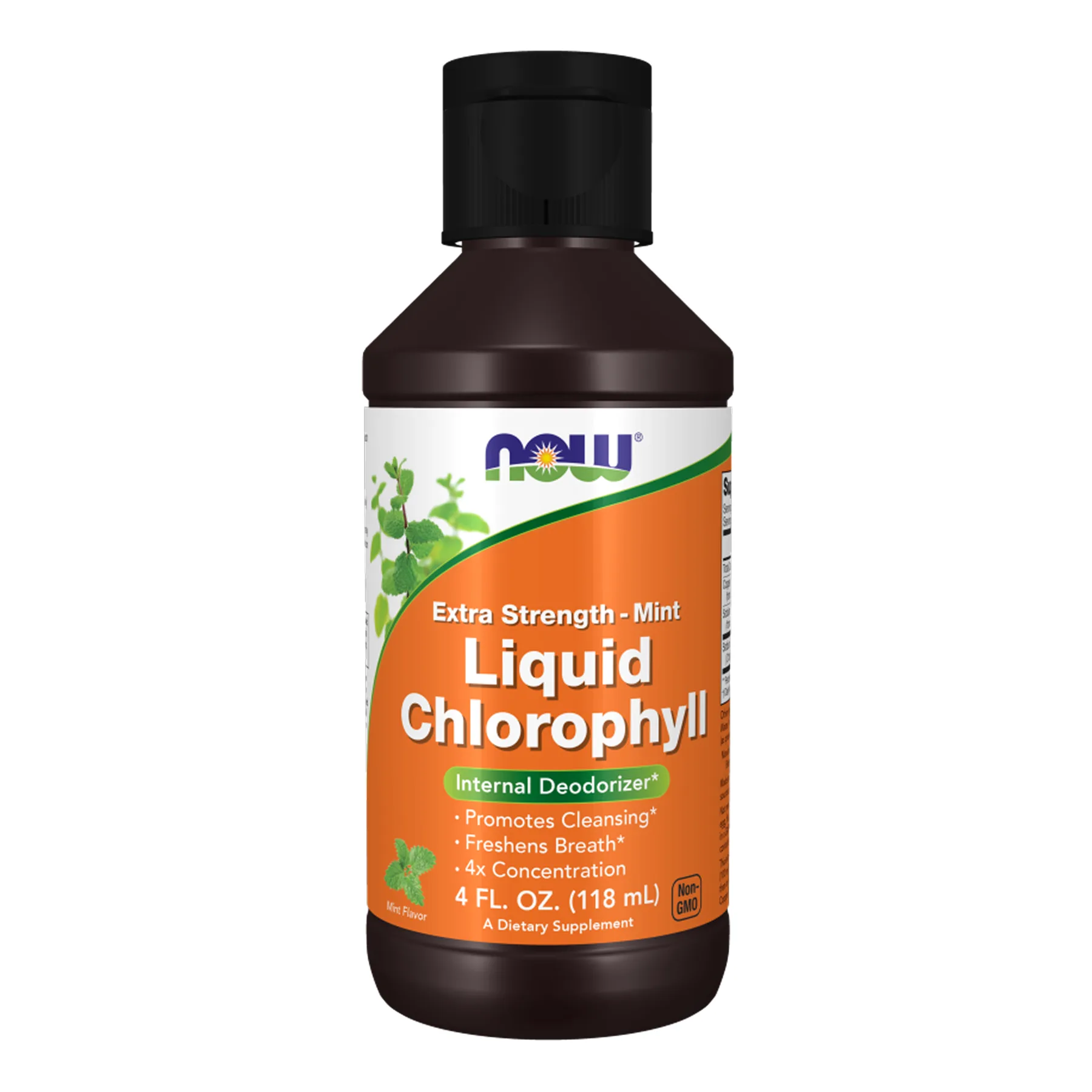Chlorophyll Liquid, підвищеної сили Mint - 118 мл