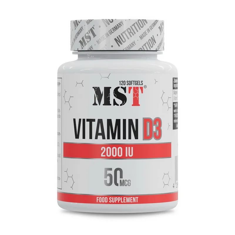 Vitamin D3 2000 IU (50 мкг) - 120 софтгель