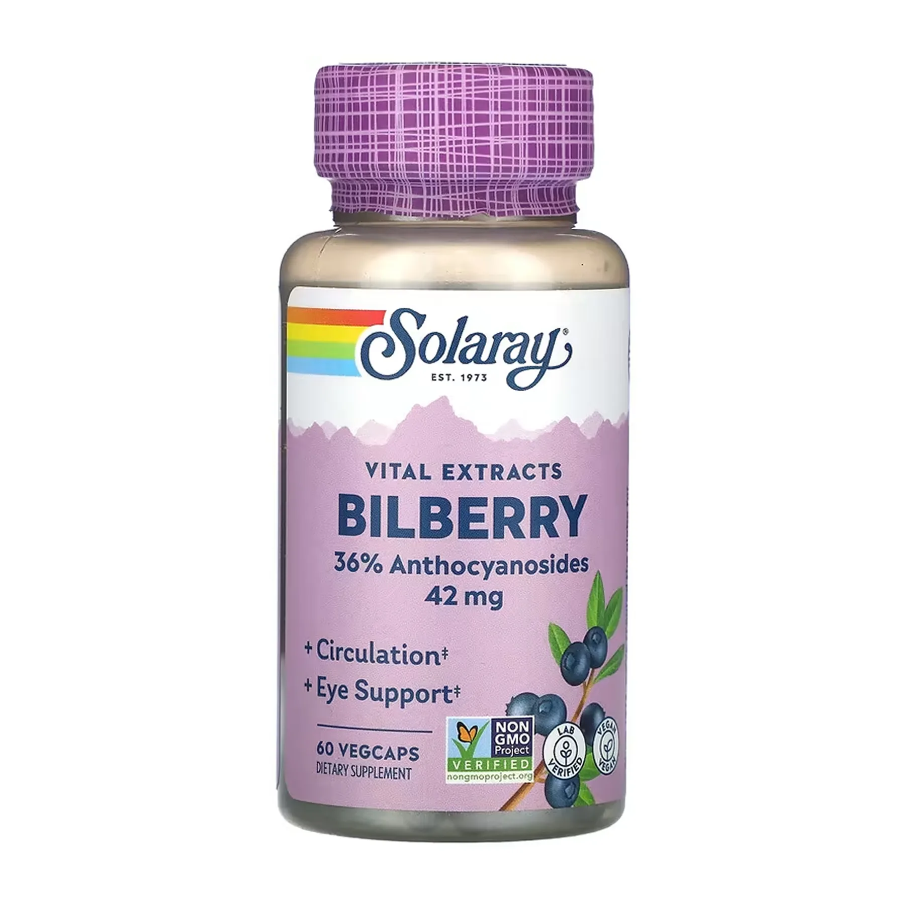 Bilberry Berry Extract 42 мг - 60 капсул
