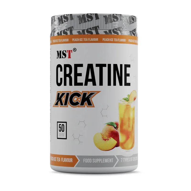 Creatine Kick - 500 г персиковий крижаний чай