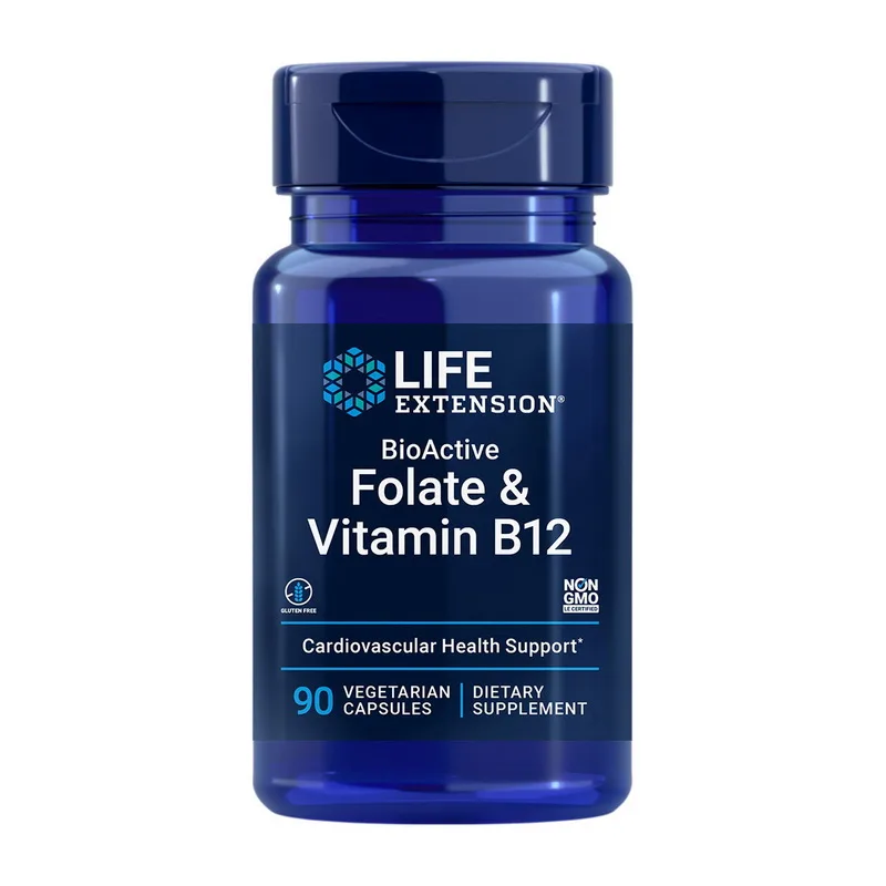 Folate & Vitamin B12 - 90 капсул