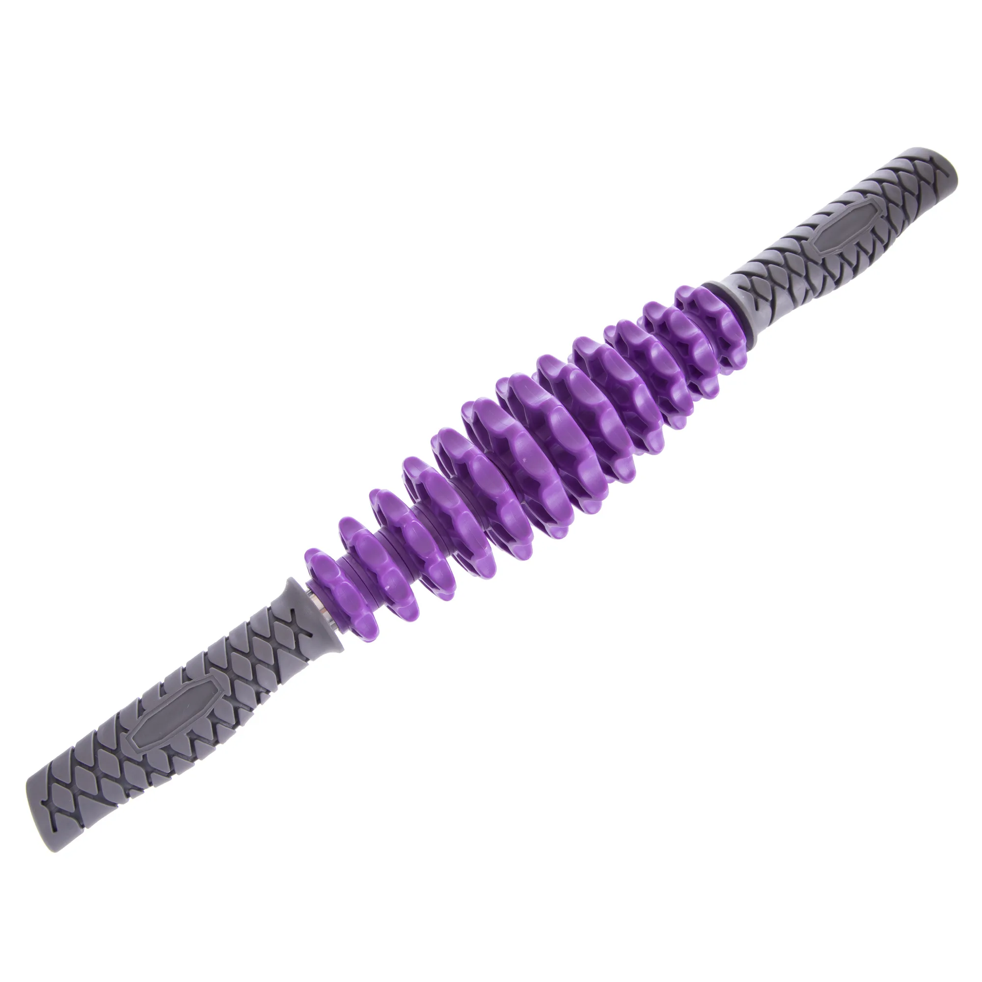 Масажер-палка роликова квітка Сірий