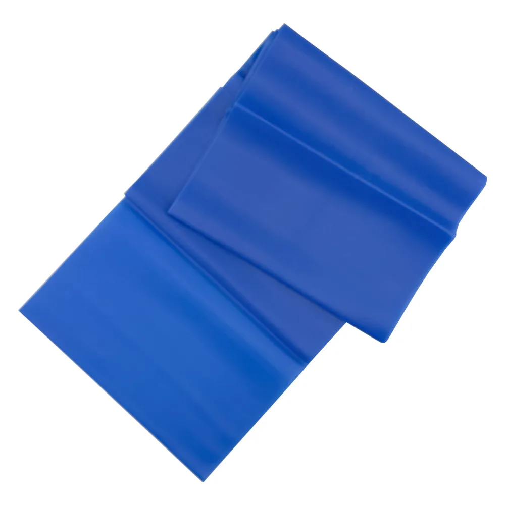 Стрічка еластична для фітнесу та йоги 0,5 мм DOUBLE CUBE синій