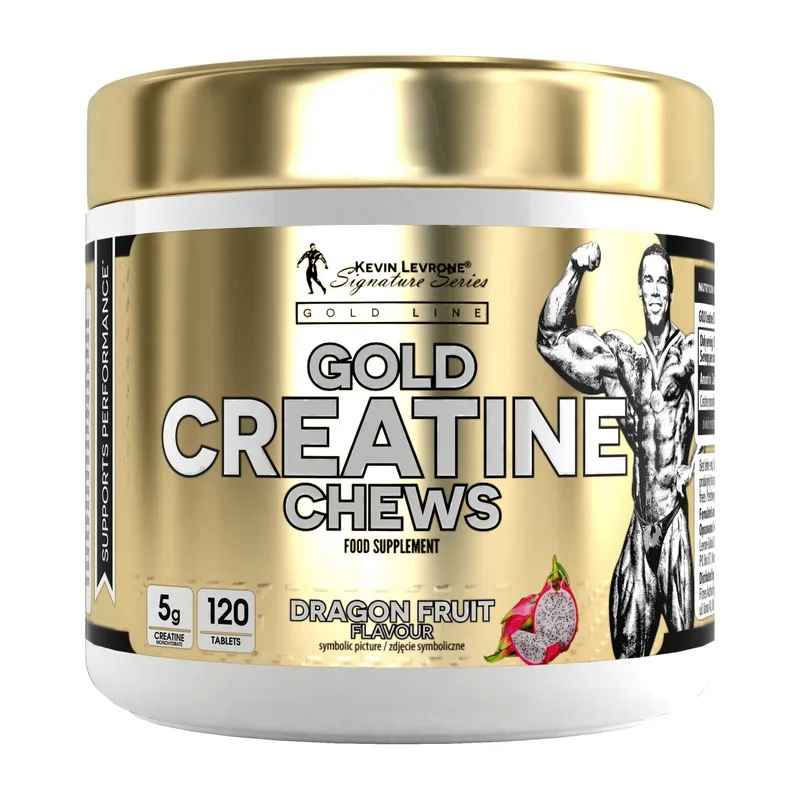 Gold Creatine Chews - 120 таблеток драконів фрукт