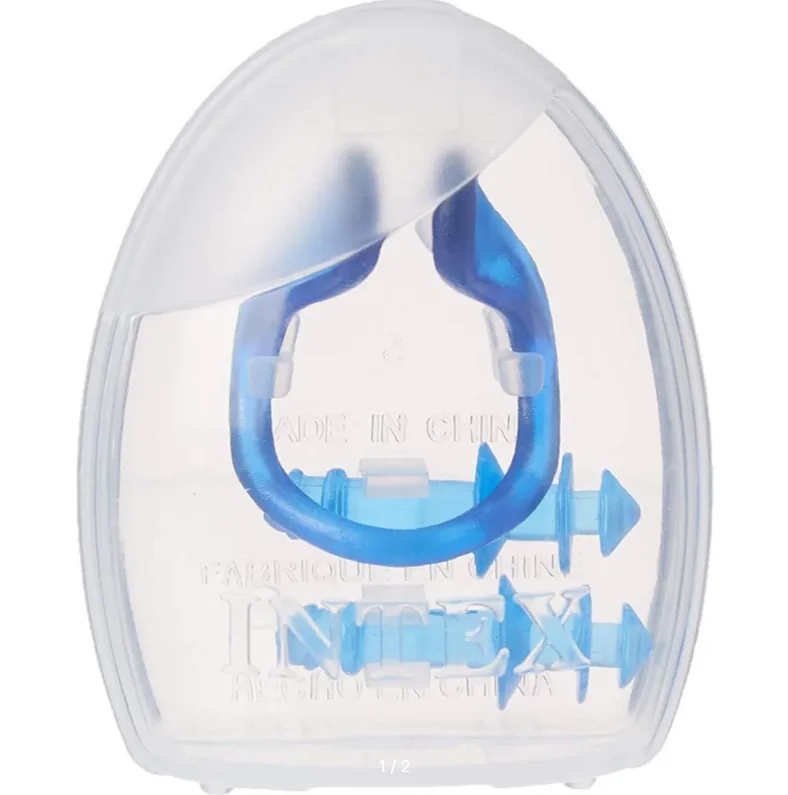 Swimming set nose clip and earplugs Intex